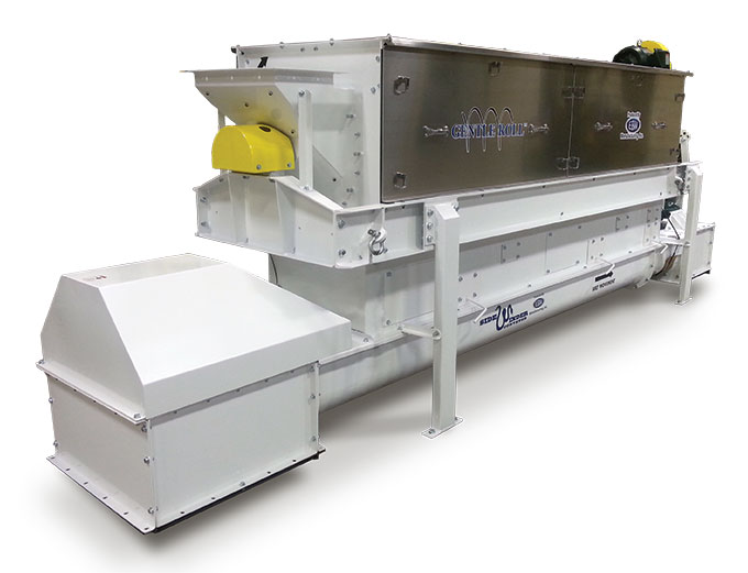 Sidewinder™ belt drag conveyor and Gentle Roll