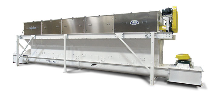 Sidewinder™ belt drag conveyor and Gentleroll