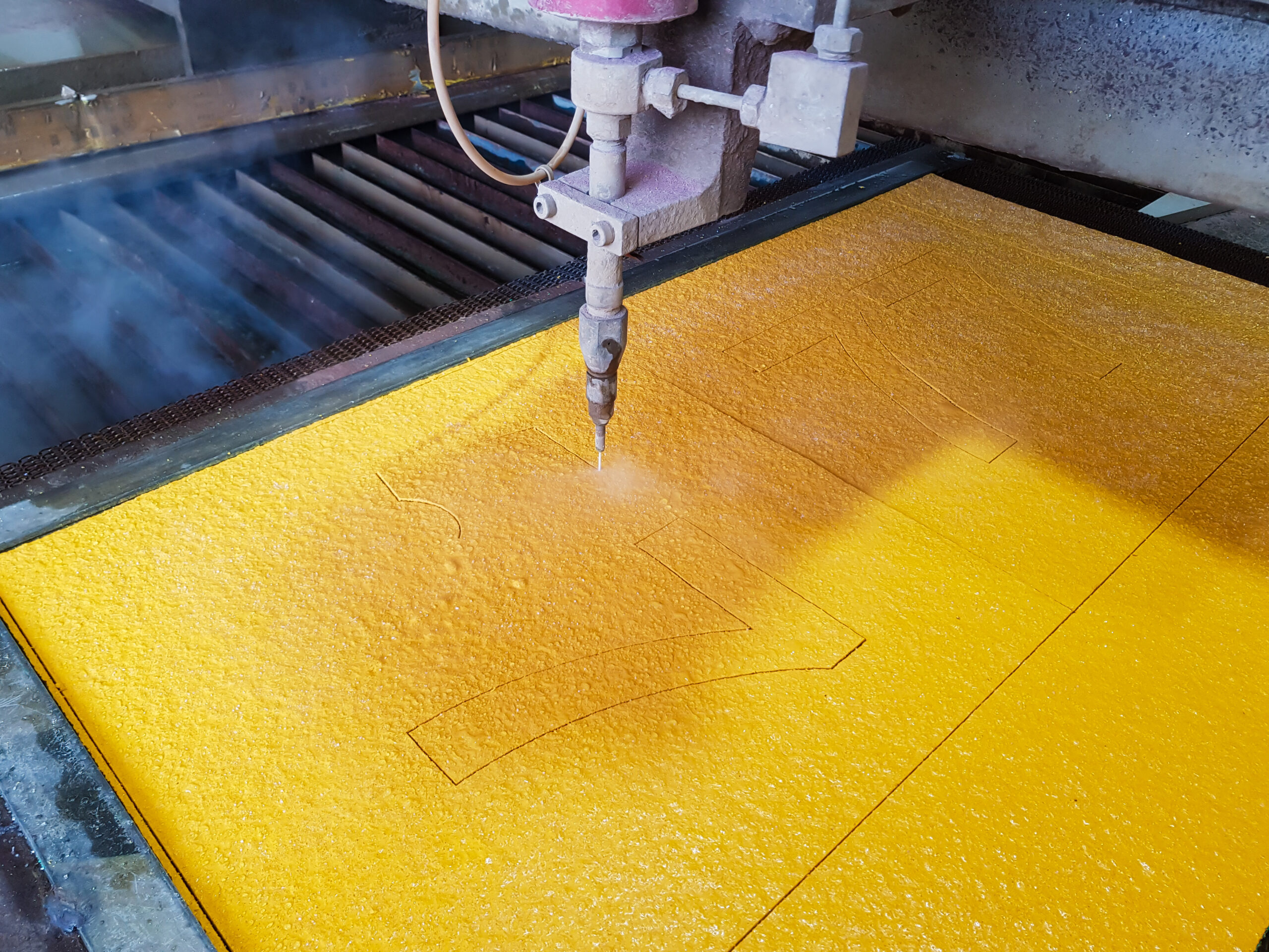 waterjet cutting